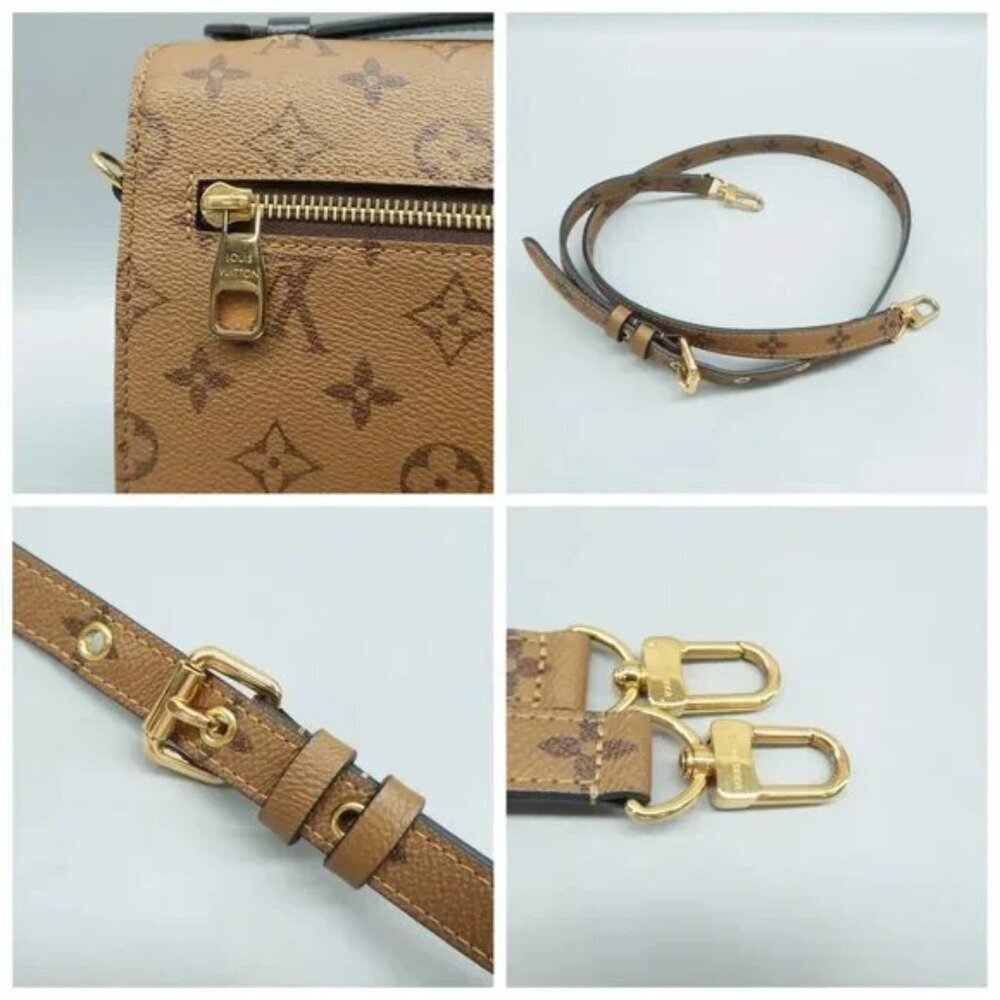 100% Authentic Louis Vuitton Metis Brown Monogram Canvas Satchel 2246-080424 - Picture 8 of 12